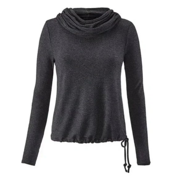 CAbi Recess Topper 3231 Cowl Hoodie Pullover Charcoal Gray Size Small - Picture 3 of 5